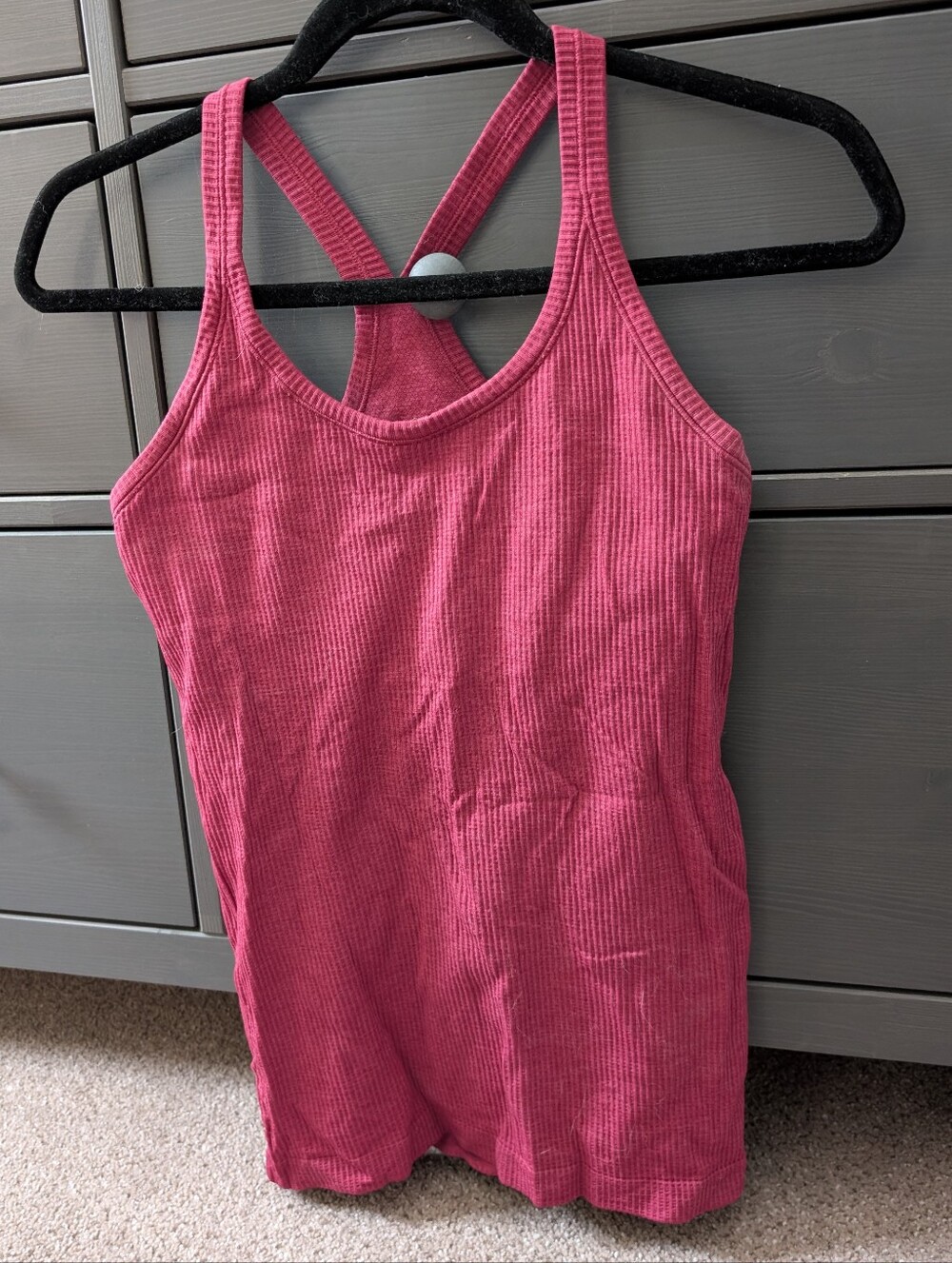 Lululemon Ribbed Pink Tank Top - Classic Racerback